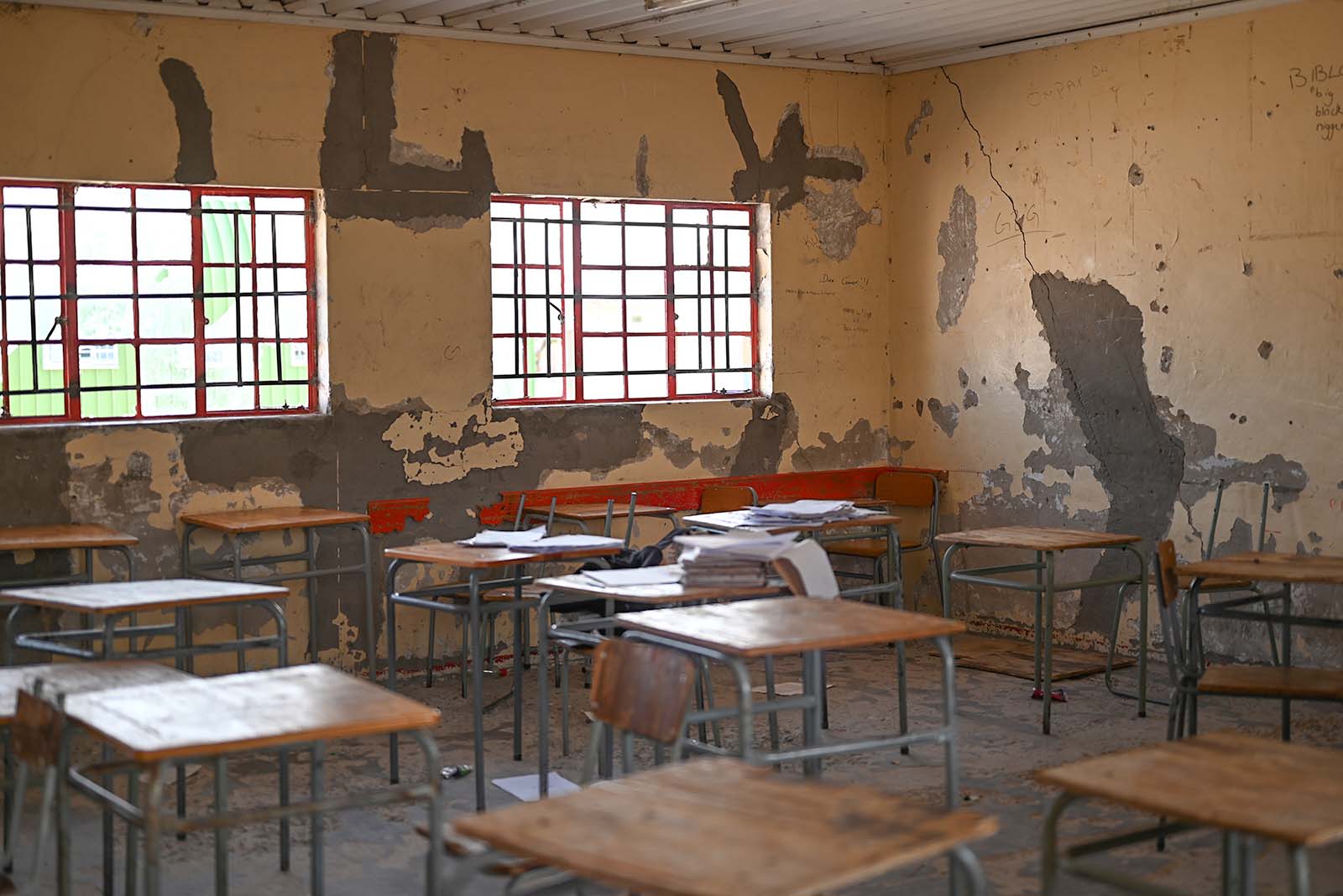 Klassenzimmer in Namibia