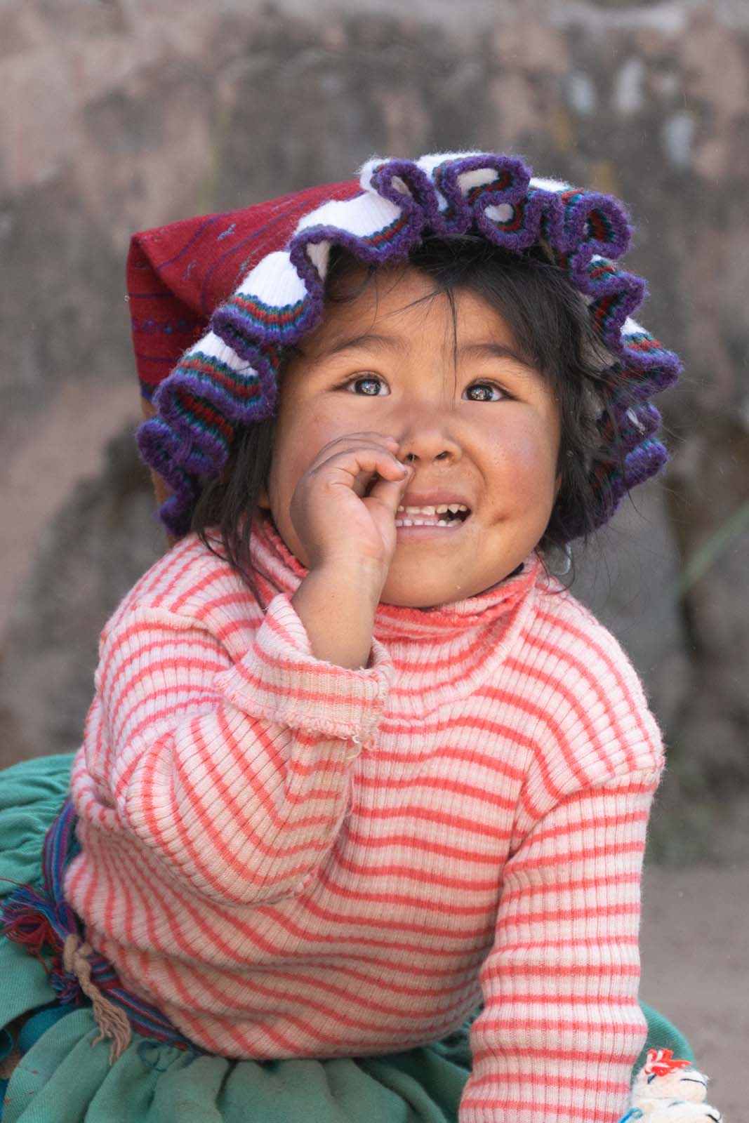 Kind in Peru Titikakasee