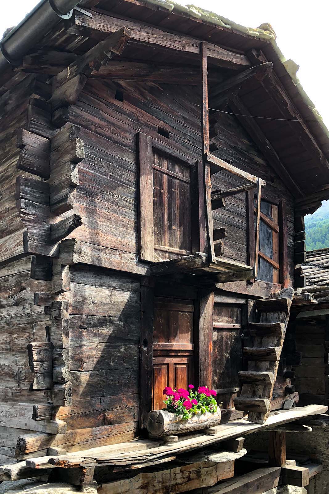 Altes Haus im Wallis Schweiz