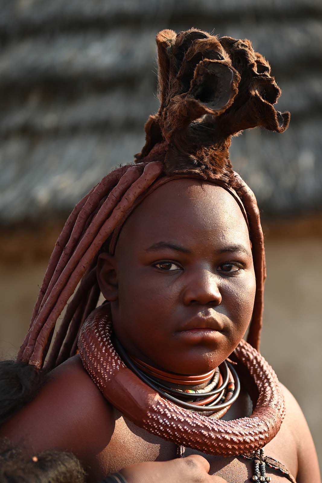 Portrait einer Himba Frau