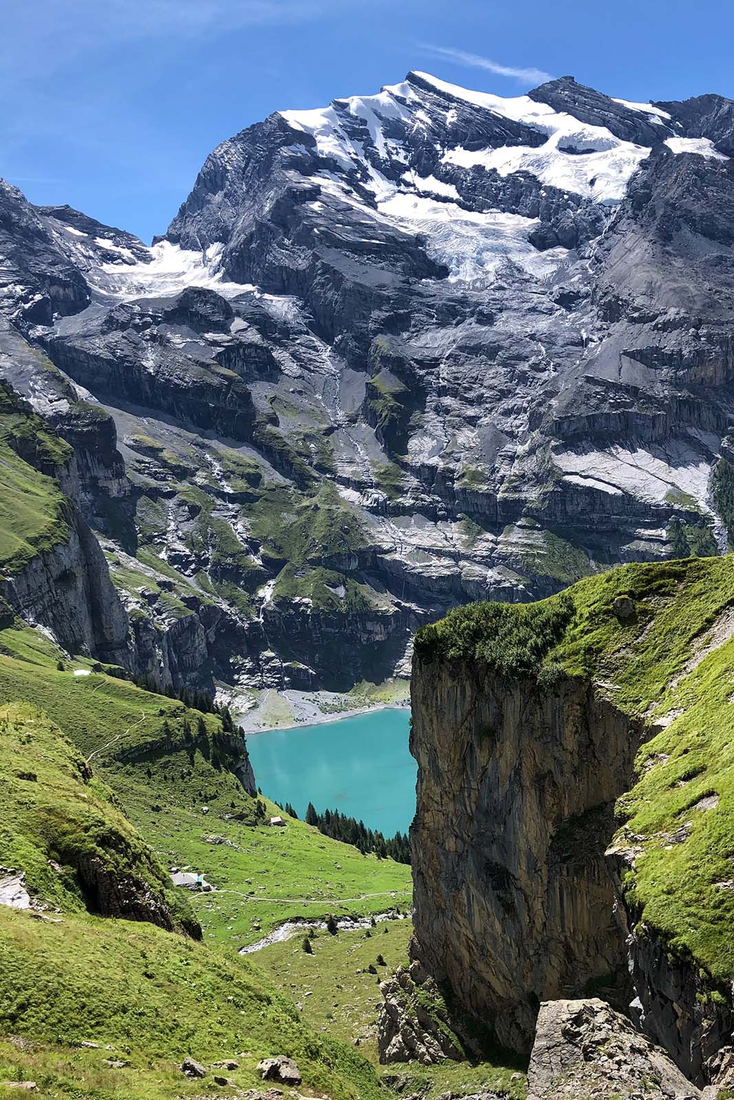 Öschinensee im Berner Oberland Schweiz